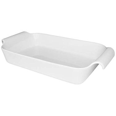 Imagem de Travessa Retangular Funda, Oxford, Refratária, Branca 45 X 24,5 X 8,5 cm