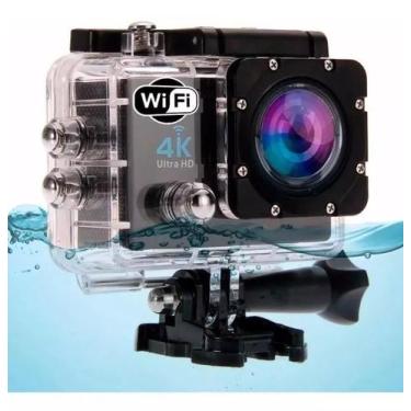 Imagem de Câmera Action Go Cam Ultra 4K Sports Wifi Prova Dágua Envio - Ultra 4K