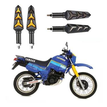Imagem de KIT 4 Seta Sequencial Pisca de Led Universal Estrela Modelo P09S Moto 
