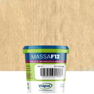 Imagem de Viapol massa para correção de madeira f12, MARFIM