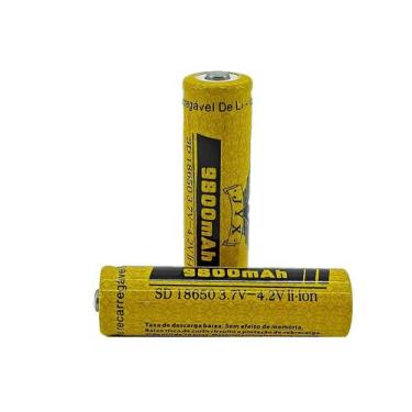 Imagem de 2 Bateria Recarregável JYX 18650 - 3,7v 9800 mAh - Unitária - JWS