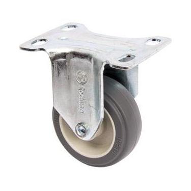 Imagem de (40pçs) Rodizio Fixo 2pol. R210 Pvc Placa/chapa 30kg Por Roda - RODILI