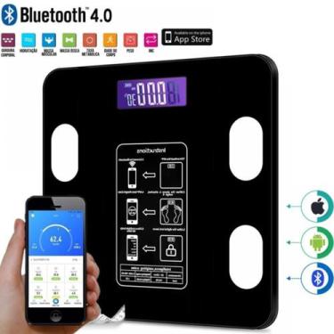 Imagem de Kit 2 Balanças Digital Corporal Bioimpedância Banheiro App - Art House