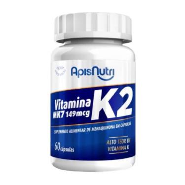 Imagem de Vitamina K2 Mk7 149Mcg 60 Comprimidos - Apisnutri