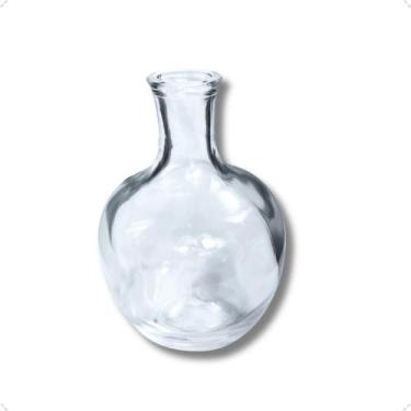 Imagem de 1 Vasinho de Vidro Pequeno Transparente 11 cm Decoração Lembrancinha -