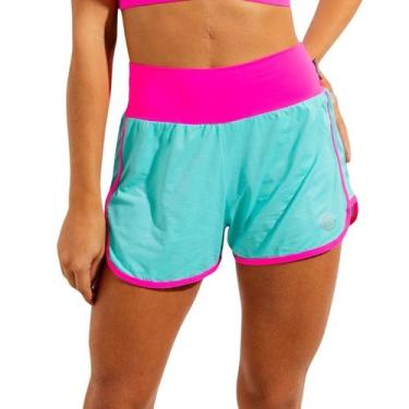 Imagem de Short Duplo Fitness Academia Feminino Beach Tennis LaBrun, G, Azul, Tu