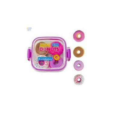 Imagem de Borracha Marmitinha Fofa Mini Donuts 4Und Tilibra