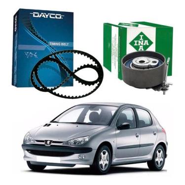 Imagem de Kit Correia Dentada Tensor Peugeot 206 1.4 8v 2005 A 2009 - Dayco