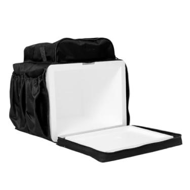 Imagem de Bag Bolsão Mochila Motoboy Para Entregas Ifood Delivery Pizza Com Isopor 45 litros