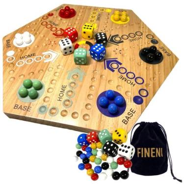 Imagem de Jogo de tabuleiro FINENI Aggravation Original com 30 bolinhas de 2 a 6