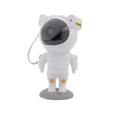 Imagem de RCM Group® - Astronauta Luminária Projetor de Estrelas e Galaxias Nebulosas com Luz de Led e Controle Remoto Temporizador Desligamento Automático - RCM Group®