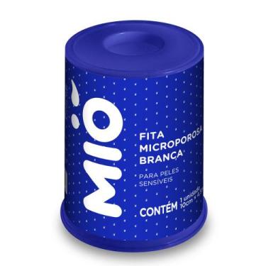 Imagem de Fita Microporosa Mió Branca para Peles Sensíveis 10cm X 4,5m 1 Unidade