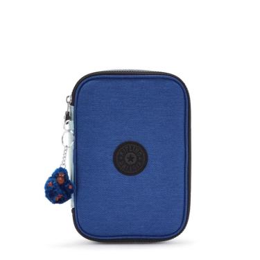 Imagem de Estojo Kipling 100 Pens Azul E Cinza