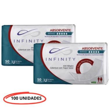 Imagem de Kit 2 Pacotes Absorvente Adulto Geriátrico - Infinity Total 100 Unidad