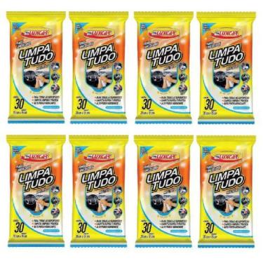 Imagem de 240 Panos Umedecidos Limpa Tudo Multiuso Luxcar