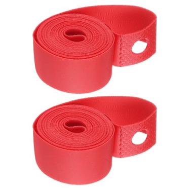 Imagem de HARFINGTON 2 tiras de aro de bicicleta 73.7 cm x 20 mm nylon forro de pneu de bicicleta fita de aro de roda de bicicleta fita de tubo interno protetor de almofada de proteção anti-arranhões para Road