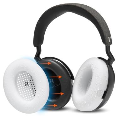 Imagem de WC Sweatz Momentum 4 - Protetores Auriculares Patenteados Para Fones De Ouvido Sem Fio Sennheiser Da Wicked Cushions, À Prova Suor E Fáceis Lavar, Brancos