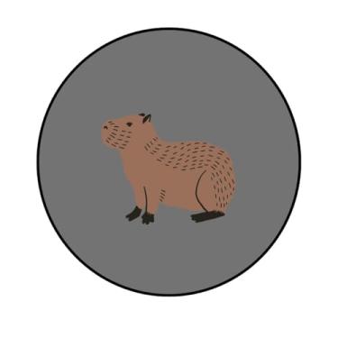 Imagem de Adesivo Decorativo Redondo, Tema Brasil, 10 cm, Variante BZ-208 a BZ-216 (BZ-214, PAPEL COUCHÉ 150, 10CM)