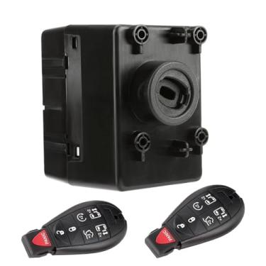 Imagem de Interruptor de módulo de ignição sem fio com 2 peças de controle remoto 68210151AB para Dodge Ram 3500 2010, para Jeep Grand Cherokee 2008-2010