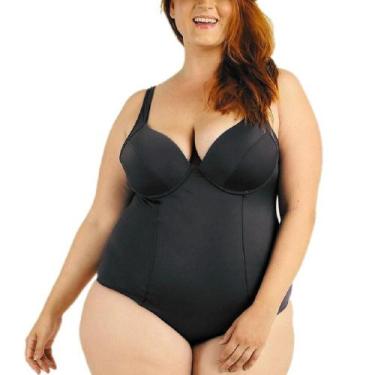 Imagem de Maiô Proteção UV Dilady - Banho de Mar, 6015620, Preto, 48