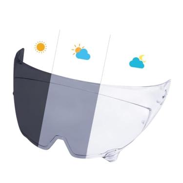 Imagem de PSLER Capacete Fotocromático Atlas 3.0 4.0 Visor Atlas 4.0 Face Shield Atlas 3.0 Tinted Visor Substituição para Atlas 3.0 4.0, Fotocromático