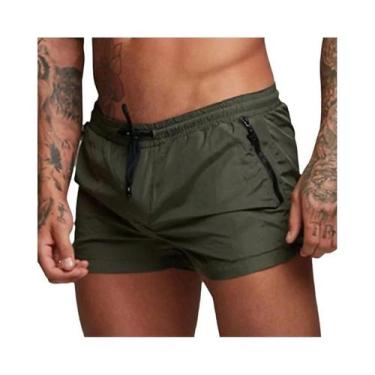 Imagem de Calção de banho masculino, verão, shorts praia, calção boxer, maiô - L