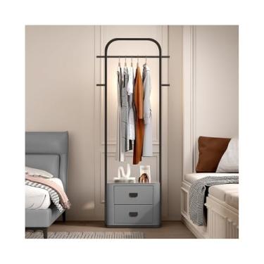 Imagem de YAYAOVP-24927 cabideiro de pé para quarto, cabideiro, cabideiro, mesa de cabeceira, cabideiro, sala de estar, sofá, armário lateral, roupas, pendurado, independente, cabide de árvore