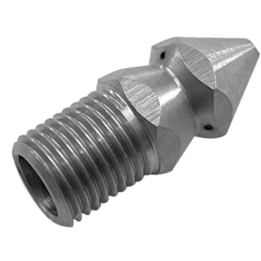 Imagem de Generic Bico de jato para limpeza de esgoto, bico de pulverização, rosca de 1/4" para uso em máquinas comerciais e equipamentos de lavagem, Frente 1 Traseira 3