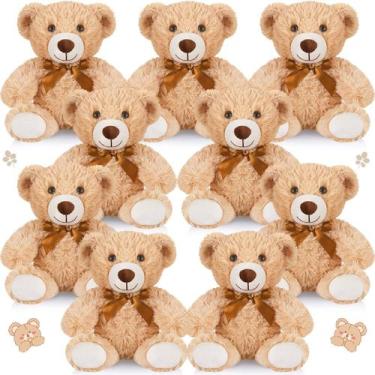 Imagem de Animais de pelúcia Hydren Bears, 14 polegadas, 9 peças, presente, marr
