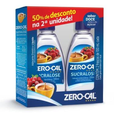 Imagem de Adoçante Zero Cal Sucralose Líquido 2 Unidades 100ml