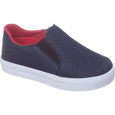 Imagem de Tenis Infantil Iate Slip On Menino Casual Lançamento Sem Cadarço Levís