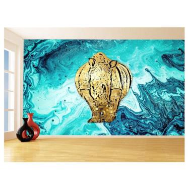 Imagem de Papel De Parede 3D Animais Pop Art Rinoceronte 3,5M Pxa483