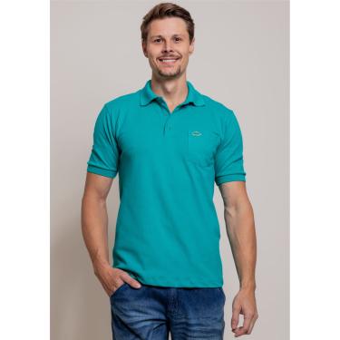 Imagem de Camisa Polo Pau a Pique Piquet Verde Safira