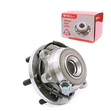 Imagem de FKG 515065 (4WD, 4x4 modelos apenas) Conjunto de cubo de rolamento de roda dianteira adequado para Nissan Frontier 05-16, Nissan Frontier, 05-12 Nissan Pathfinder, 05-15 Nissan Xterra, 09-12 Suzuki Equator, 6 Lugs W/ABS