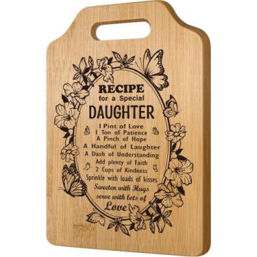 Imagem de Tábua de cortar Sensi Blue Daughter, presentes de mamãe, papai e pais