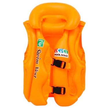 Imagem de Colete infantil inflável com protetor para o pescoço 45 cm