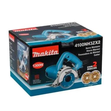 Imagem de Serra Mármore 4.3-8 Pol 1.300w 4100nh3zx2 C- 2 Discos Makita 220V