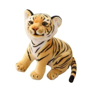 Imagem de Almofada De Pelúcia Gigante De Tigre De 20-25CM, Animal Da Floresta Re