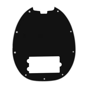 Imagem de TTETTZ Escudo para Guitarra Baixo, Placa Protetora Anti-riscos com 9 Furos, Acessório de Reposição, Ferragens de Proteção, Preto