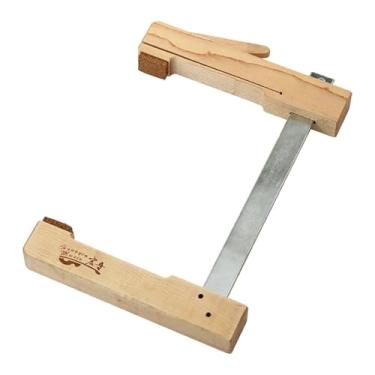 Imagem de KiBcsLic Grampo de madeira para violino, ferramenta robusta e compacta para fabricação de violinos, grampo de came portátil para manutenção e reparo de, Laringe 14.7 Cm