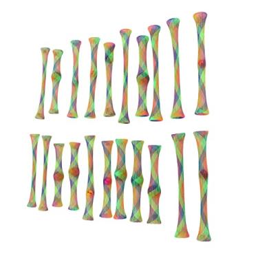 Imagem de ZJchao 21pcs Brinquedo de Mola de Gato, Tubo de Bobina de Risco Interativo Colorido de Nylon Com Catnip, para Gatinhos e Gatos Brincam Com Exercício Divertido