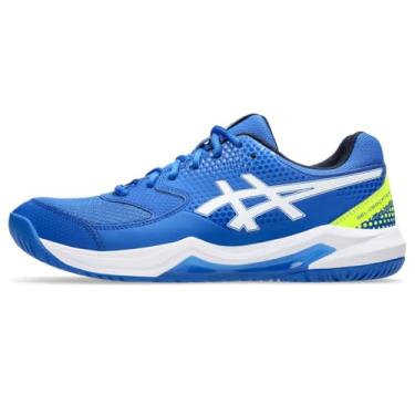 Imagem de ASICS Tênis masculino Gel-Dedicate 8 Pickleball, Azul ilusão/branco, 43