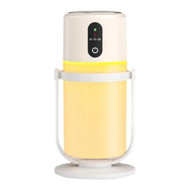 Imagem de Humidificador de Quarto | 300ml Acessórios de Ar Portátil Silencioso com Luz LED,Umidificador para Plantas Internas - Para Idosos Crianças Plantas Casa Escritório Dormir Tosse Noite Quarto Hotel