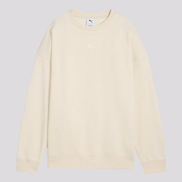 Imagem de Moletom Puma ESS Oversized Feminina Off White-Feminino