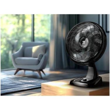 Imagem de Ventilador 2 em 1 Wap Flow Turbo 50cm 8 Pás 3 Velocidades Preto e Cinz