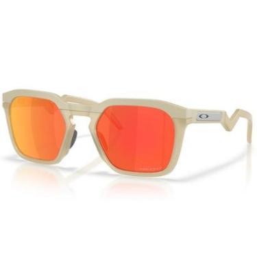 Imagem de Óculos de Sol Oakley HSTN SQ Matte Sand Prizm Ruby Polarized-Masculino