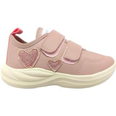 Imagem de Tenis Infantil Menina Casual Esportivo Dia a Dia Passeio Escola Calce Fácil Conforto Pe...