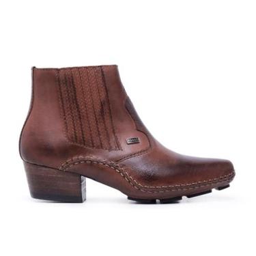 Imagem de Botas Vaquejada Montaria com ziper Linda Couro Legitimo - 4SSSS CALÇAD