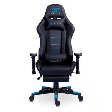 Imagem de Cadeira Gamer XT Racer Attack, Até 120Kg, Reclinável, Apoio de Pés Ret
