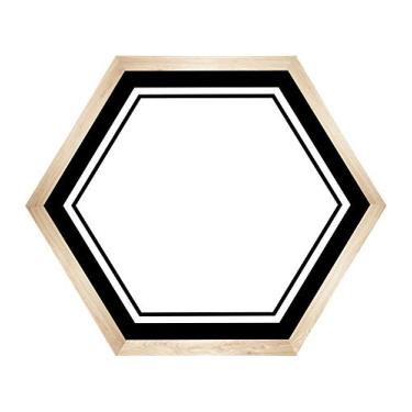 Imagem de Schoolgirl Style Etiquetas hexagonais Simply Boho — autoadesivas, 6 lados, etiquetas de estudantes para mesas, cubbies, armários, viagens de campo, volta às aulas (40 peças)